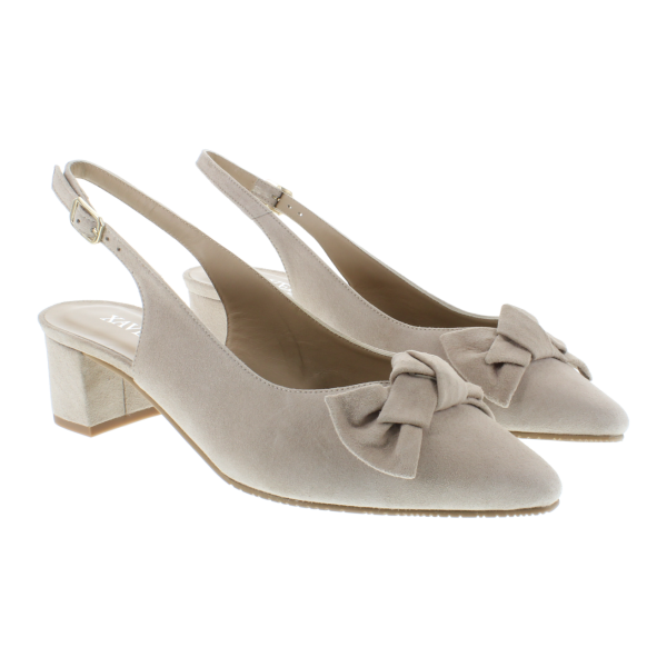 ISAR - feminine Slingpumps mit Schleife