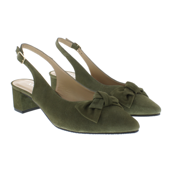 ISAR - feminine Slingpumps mit Schleife